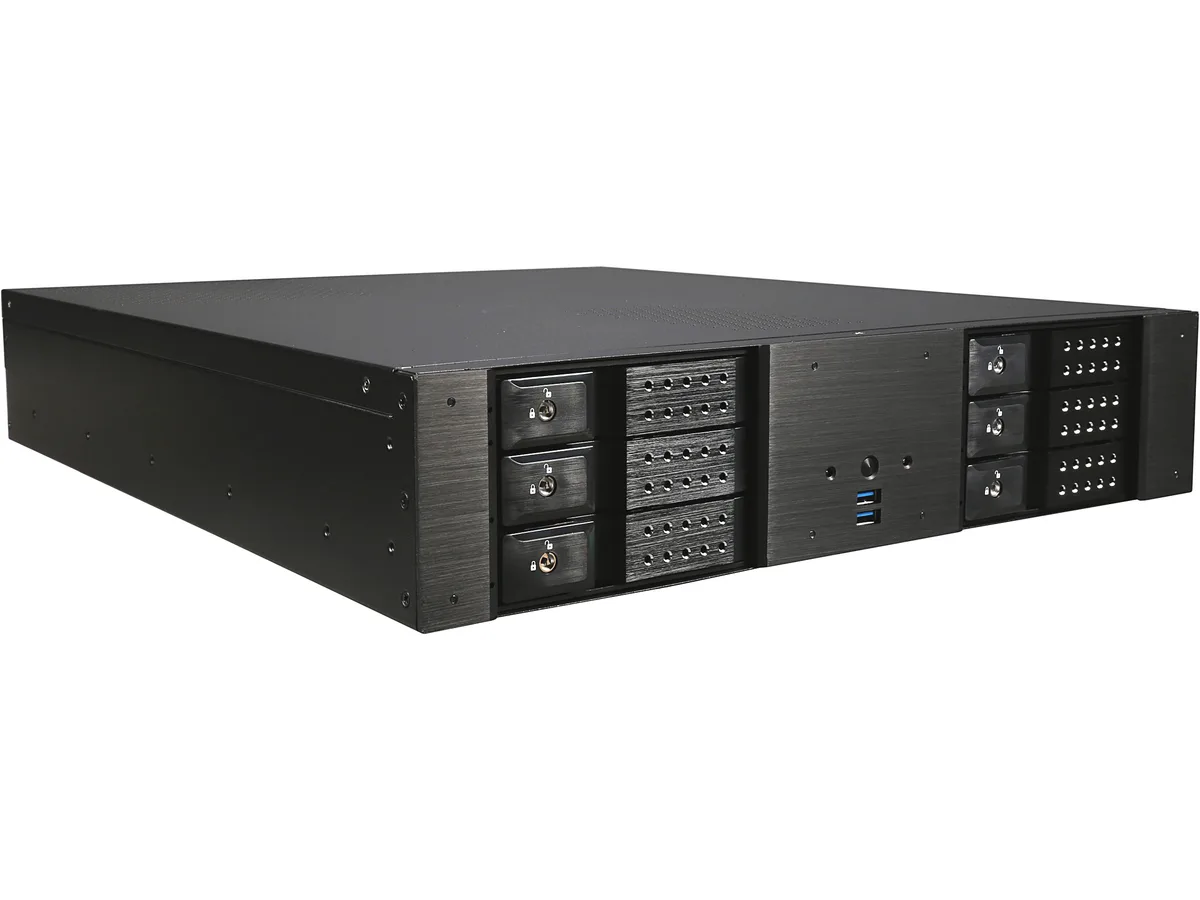 iStarUSA Inc. iStarUSA Inc. D-260HN 2U rackmount server chassis 6×3.5″ hotswap bays — снимка на продукта