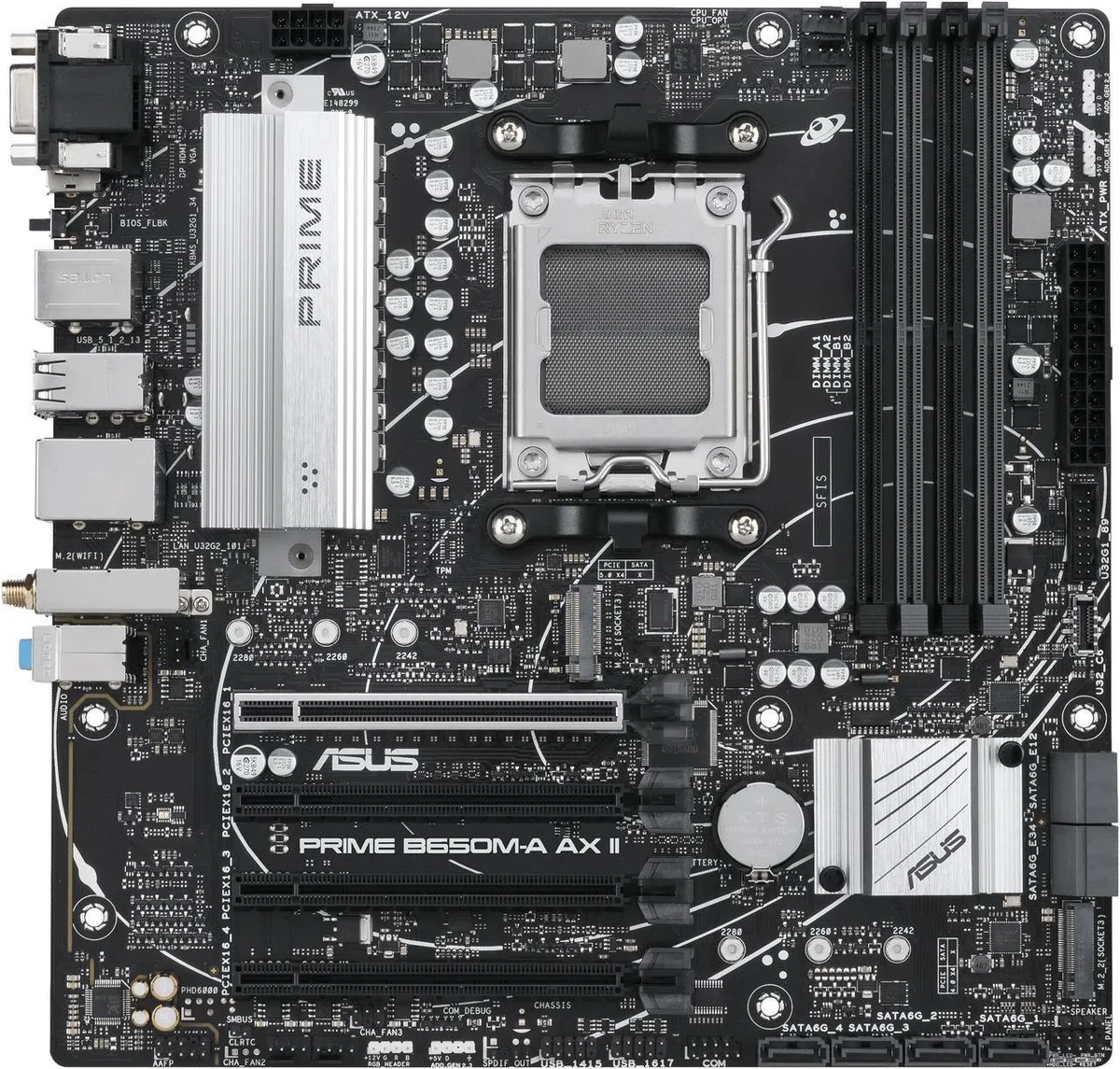 ASUS ASUS PRIME B650M-A AX II AMD motherboard — 商品写真