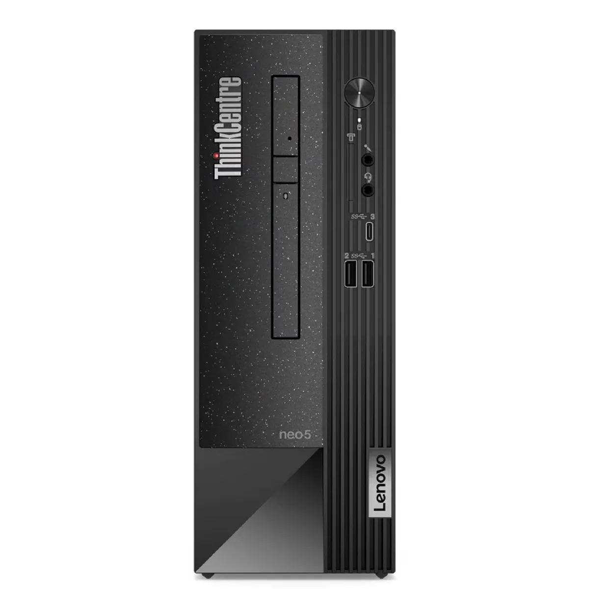 Small black desktop tower, compact SFF chassis