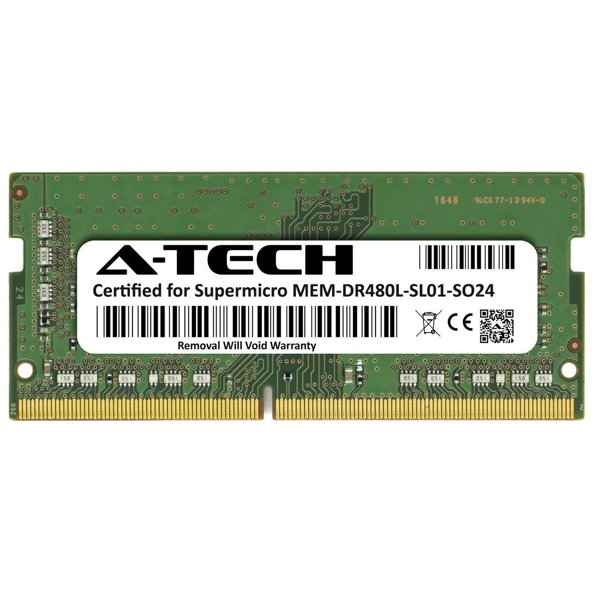 A-Tech A-Tech 8GB DDR4 2400MHz CL17 1Rx8 Non-ECC SODIMM 260-Pin Laptop RAM — 商品写真