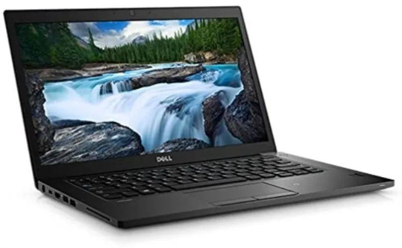 Silver Dell Latitude 7480 14 inch laptop closed lid