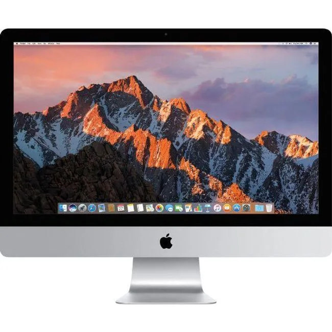 Silver 27-inch all-in-one iMac with Retina 5K display
