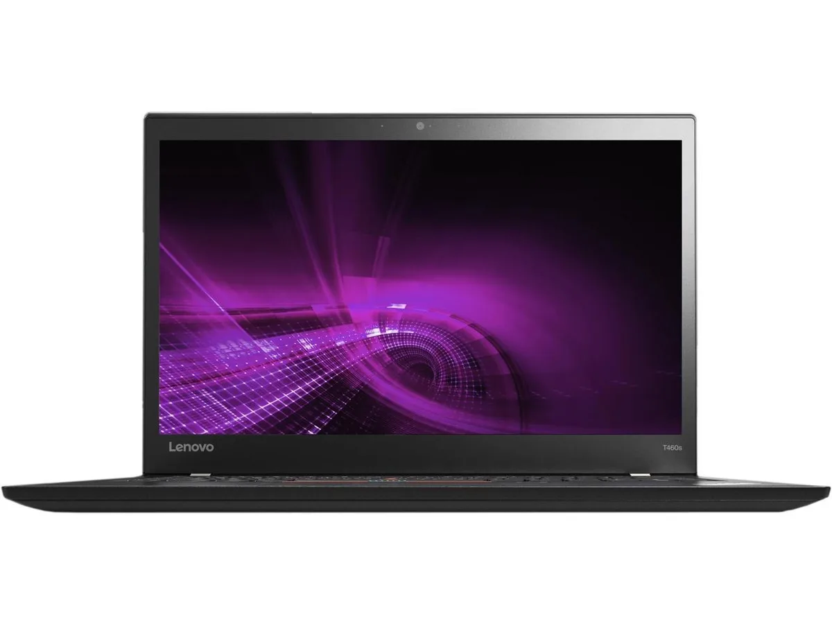 Black 14.0 inch ThinkPad T460s laptop closed lid matte finish