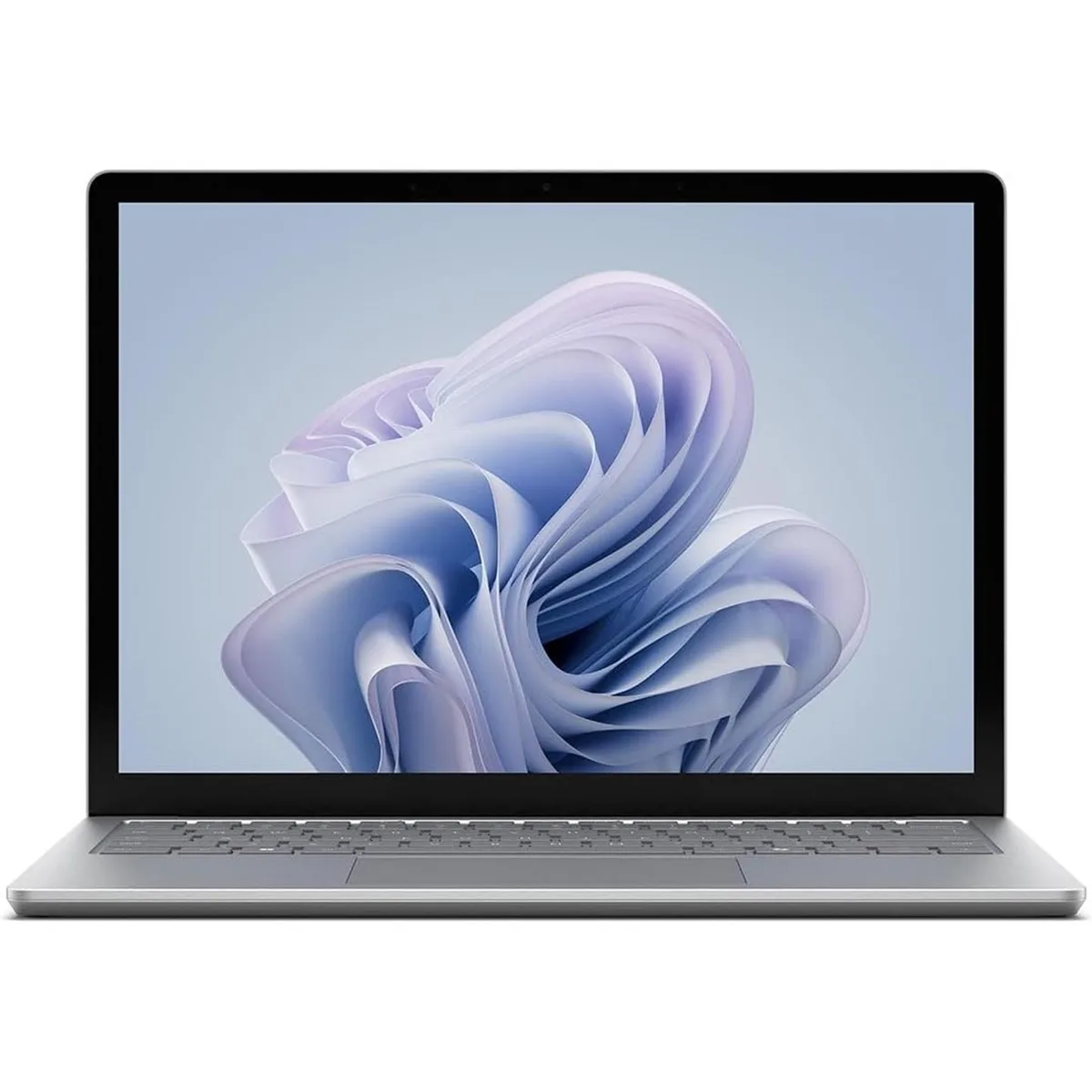 Silver 15 inch touchscreen laptop closed lid matte finish