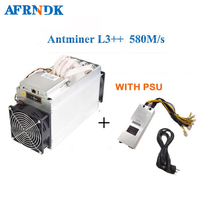 AFRNDK AFRNDK ANTMINER L3++ 580MH/s Scrypt Miner with PSU — photo du produit