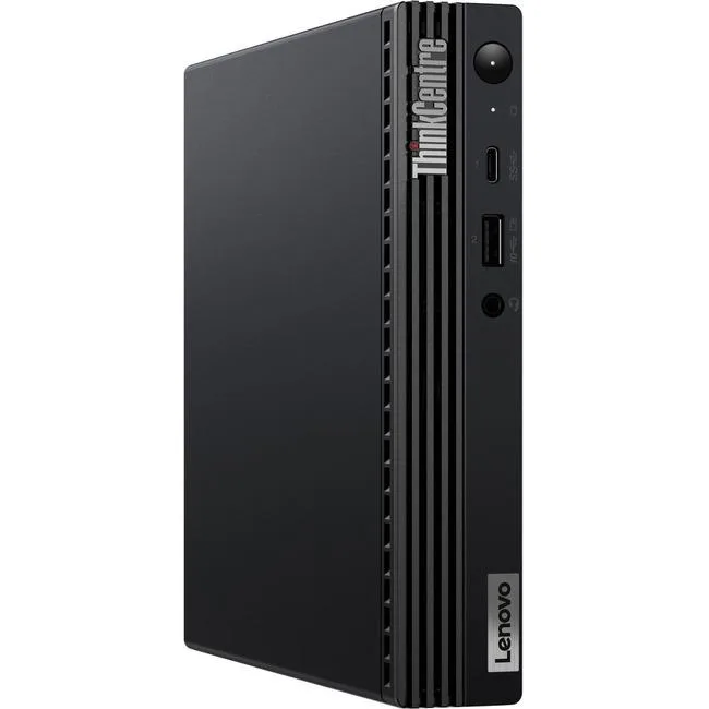 Small black Lenovo ThinkCentre M80q tiny desktop PC