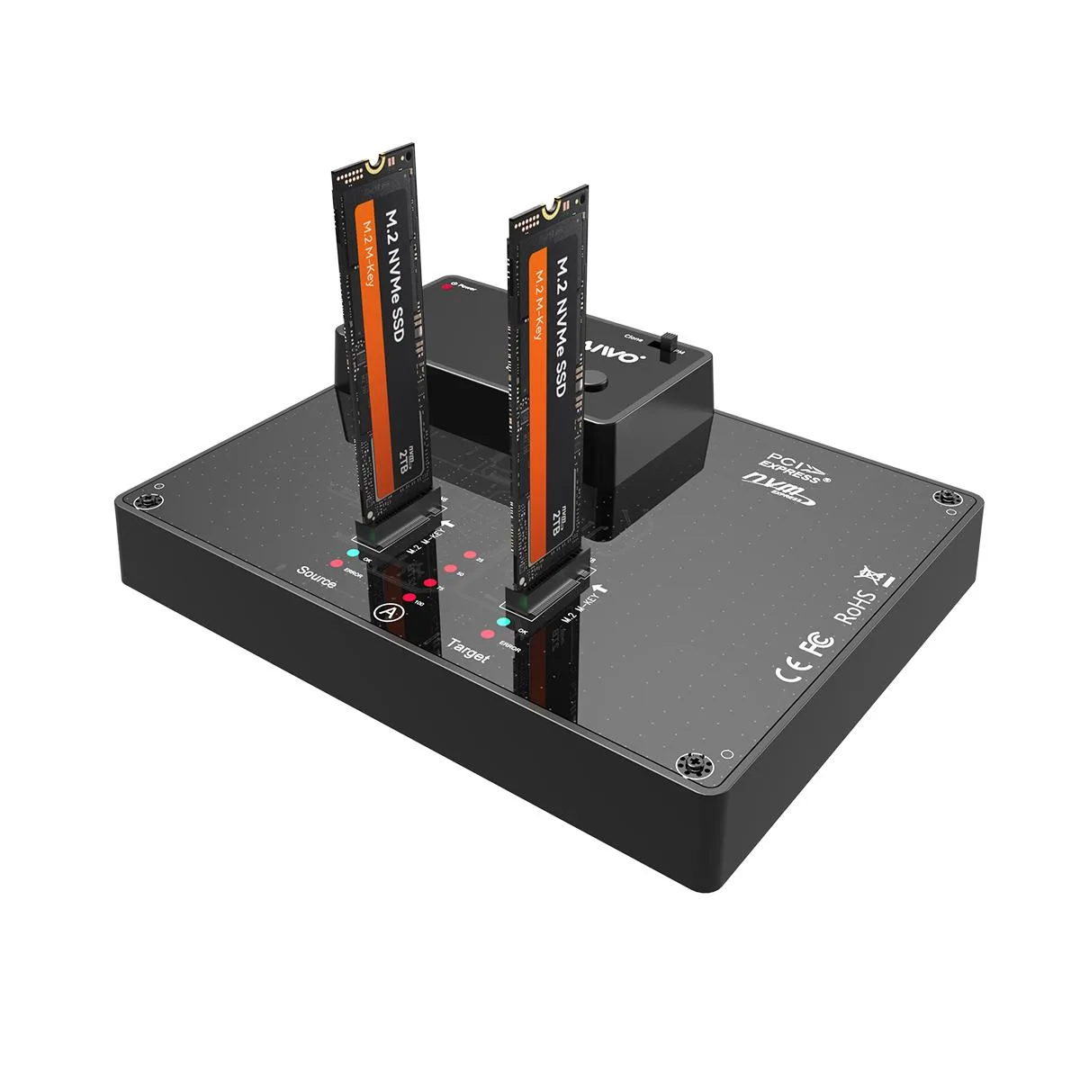 MAIWO MAIWO K3015P Dual Bay NVMe Docking Station — 商品照片