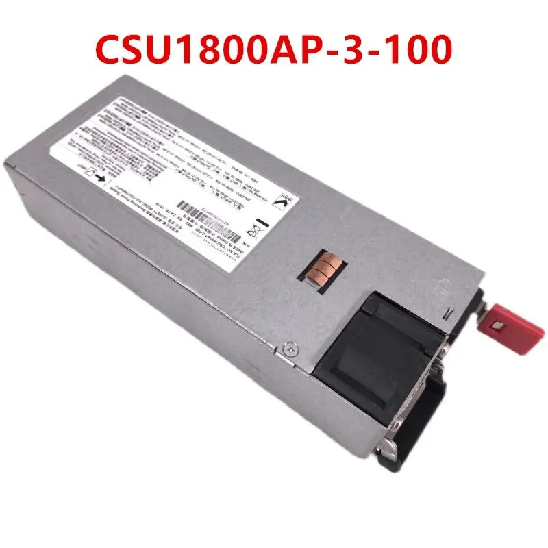 Rectangular silver ATX power supply unit with ventilation grille