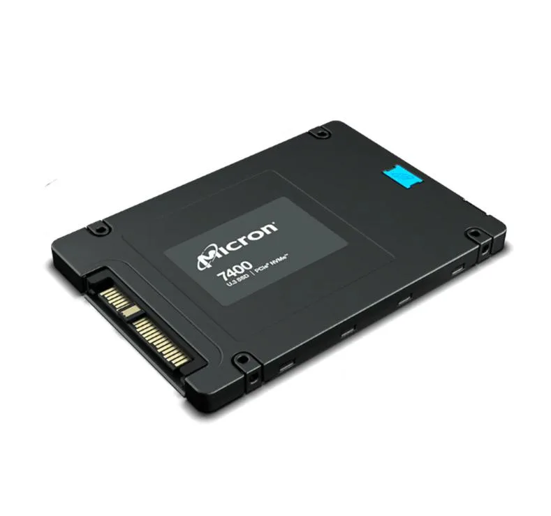 Micron Technology, Inc. Micron Technology, Inc. 7400 PRO 960GB 2.5" U.3 PCIe 4.0 NVMe enterprise SSD — photo du produit