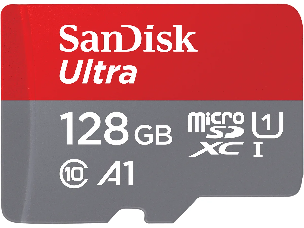 SanDisk SanDisk Ultra 128GB microSDXC A1 UHS-I/U1 Class 10 120MB/s SDSQUA4-128G-GN6MA — ürün fotoğrafı