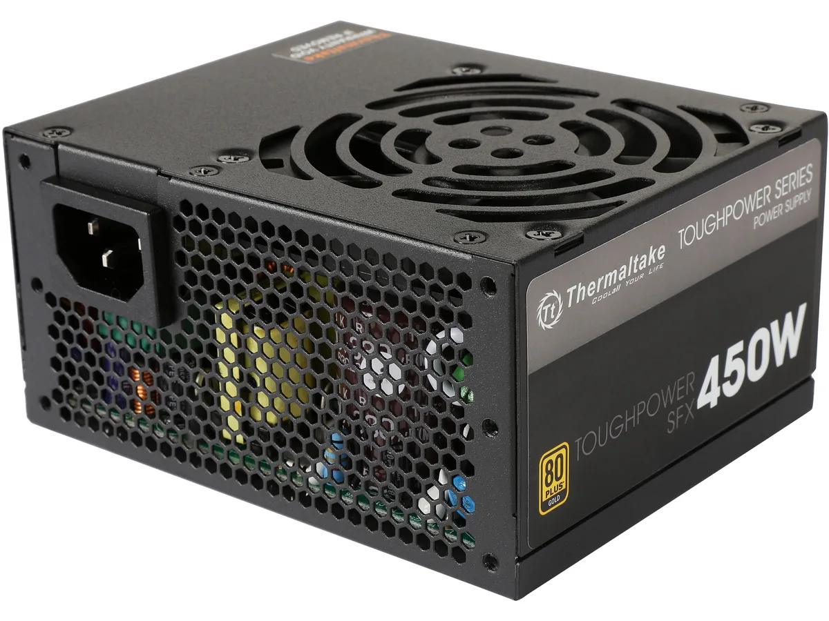 Thermaltake Thermaltake Toughpower SFX 450W Gold PS-STP-0450FPCGUS-G power supply — product photo