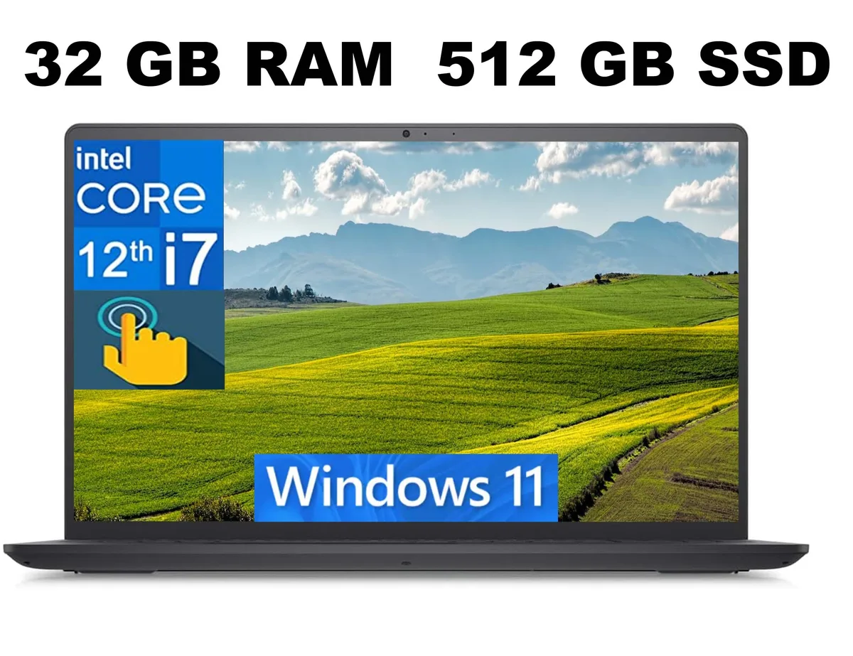 DELL DELL Inspiron 3520 15 laptop i7-1255U 32GB 512GB SSD Touchscreen — photo du produit