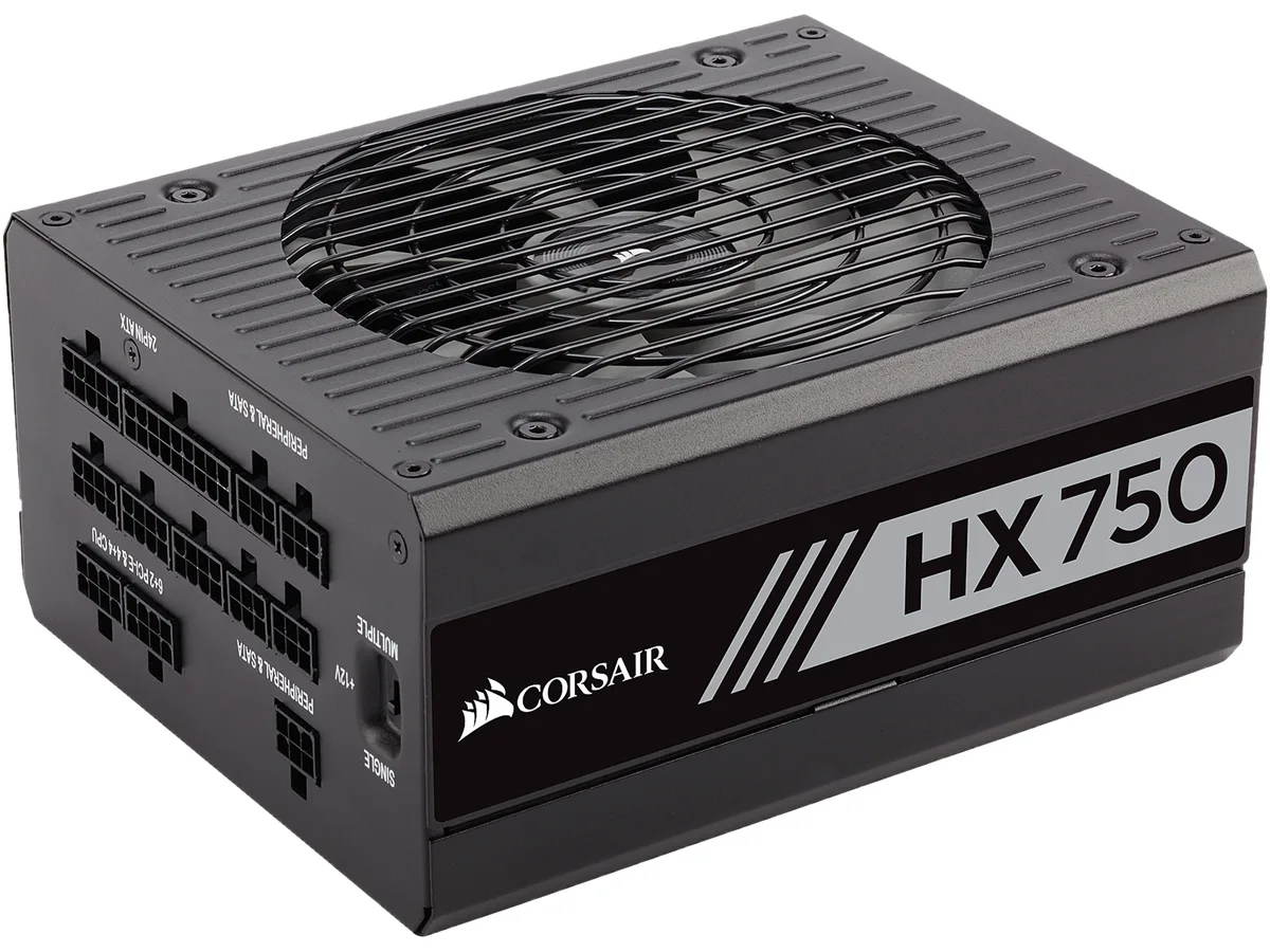 Corsair Corsair HX750 CP-9020137-NA 750 W power supply — product photo