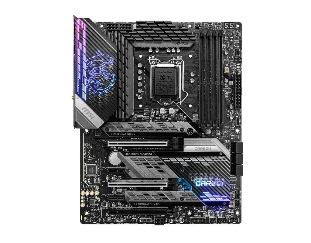 MSI MSI MPG Z590 GAMING CARBON WIFI LGA 1200 Intel motherboard — снимка на продукта
