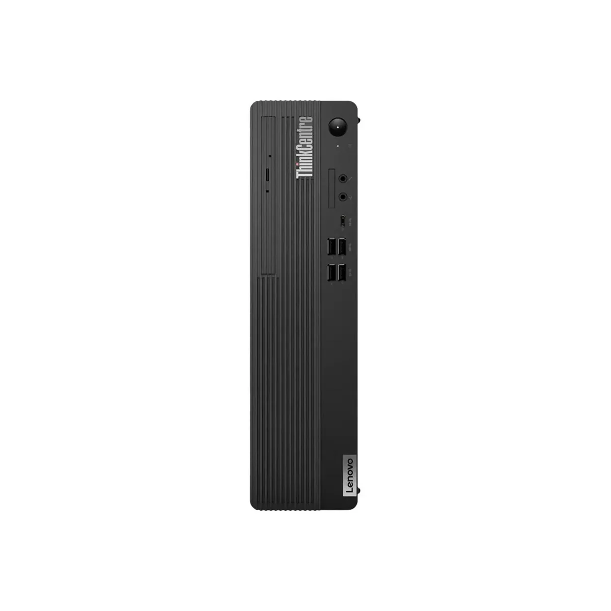 Small black desktop tower, compact SFF chassis