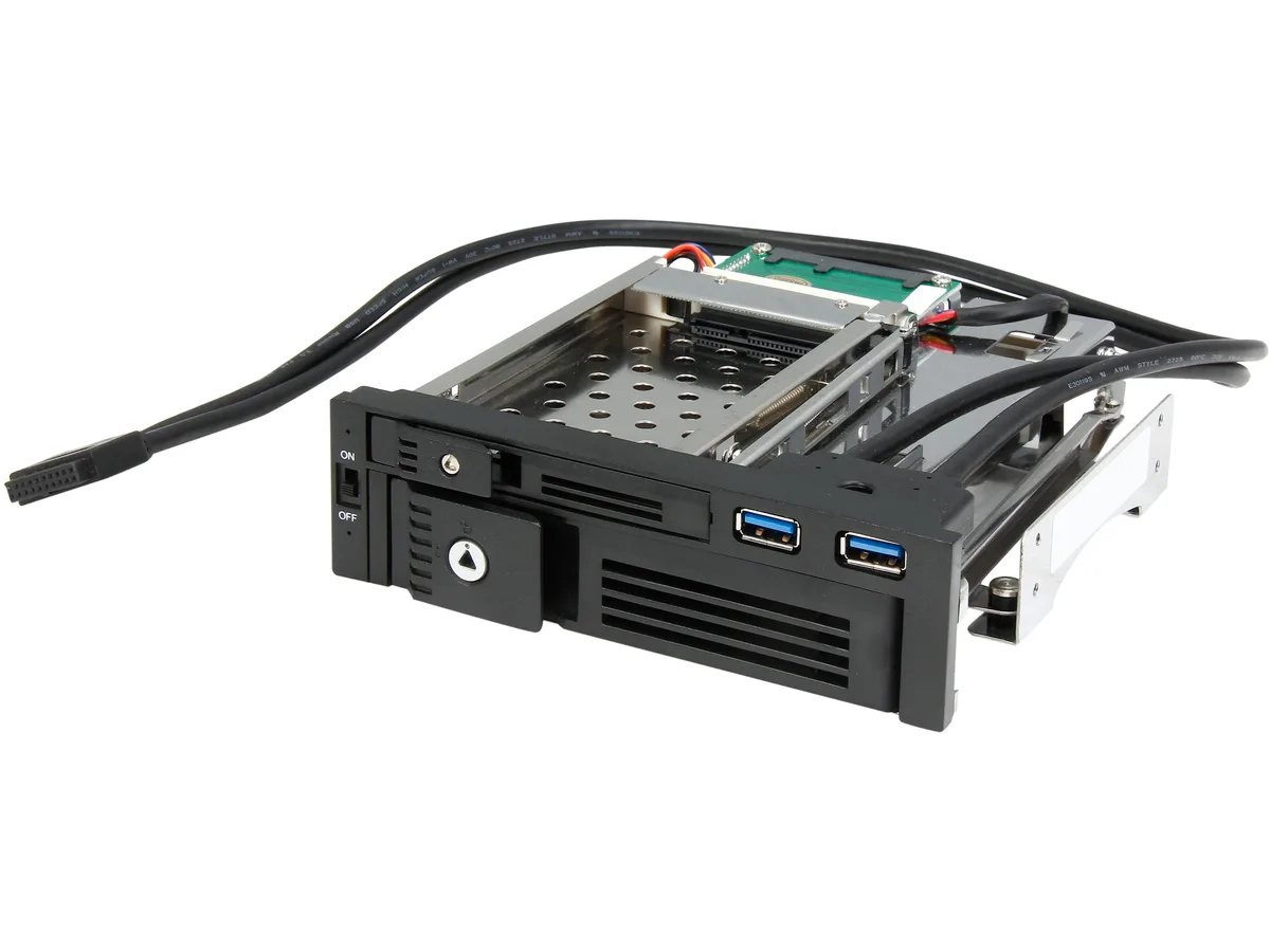 iStarUSA Inc. iStarUSA Inc. T-5K3525U-SA 5.25" to 2.5" &amp; 3.5" SATA 6.0 Gb/s trayless hot-swap cage server accessory — zdjęcie produktu