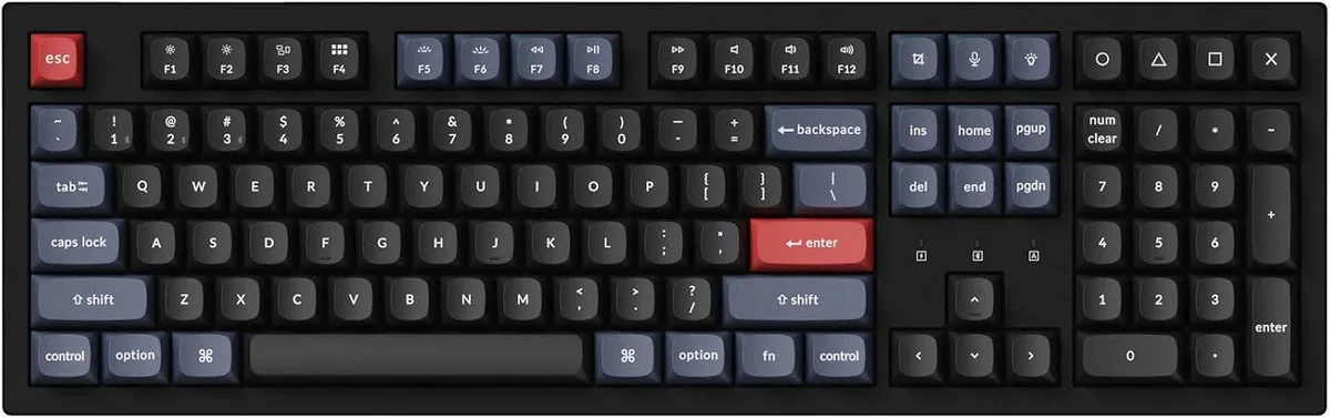 TUKO TUKO K10 Pro Wireless Mechanical Gaming Keyboard 108 Keys Brown Switch White LED Bluetooth 5.1 4000 mAh — toote foto