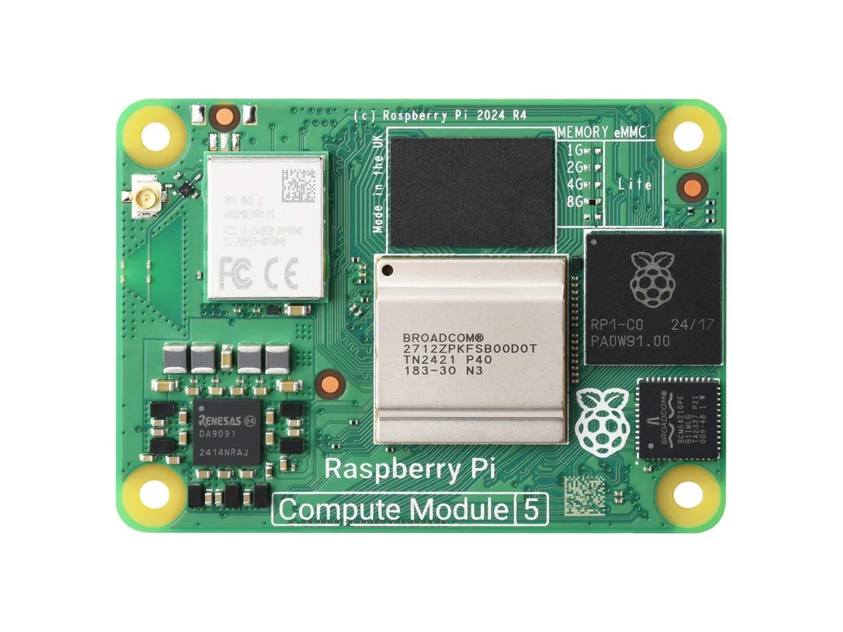 KEHIPI KEHIPI CM5 Compute Module 5 8GB Lite Wireless Antenna Heatsink — 商品写真