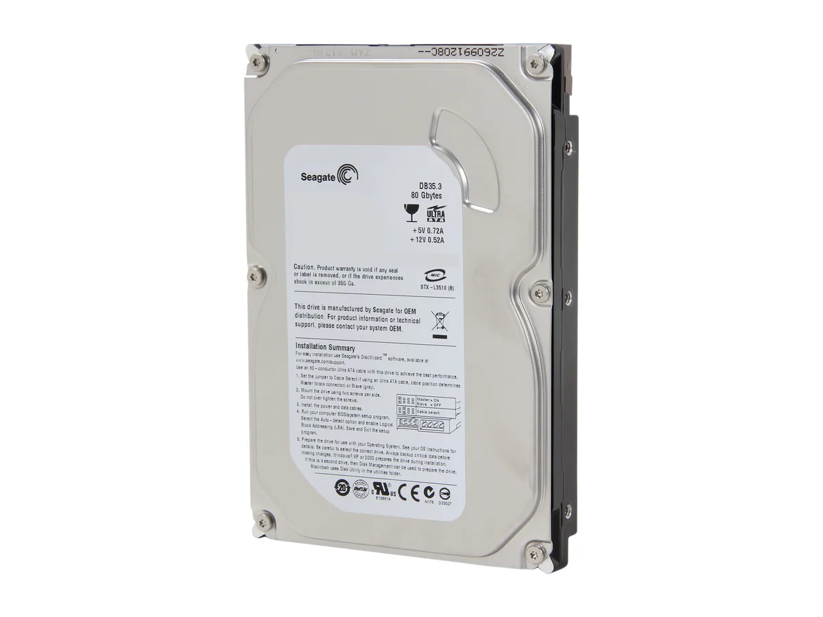 Seagate Seagate ST380215ACE 80GB 7200 RPM 2MB IDE 3.5" internal hard drive — 商品照片
