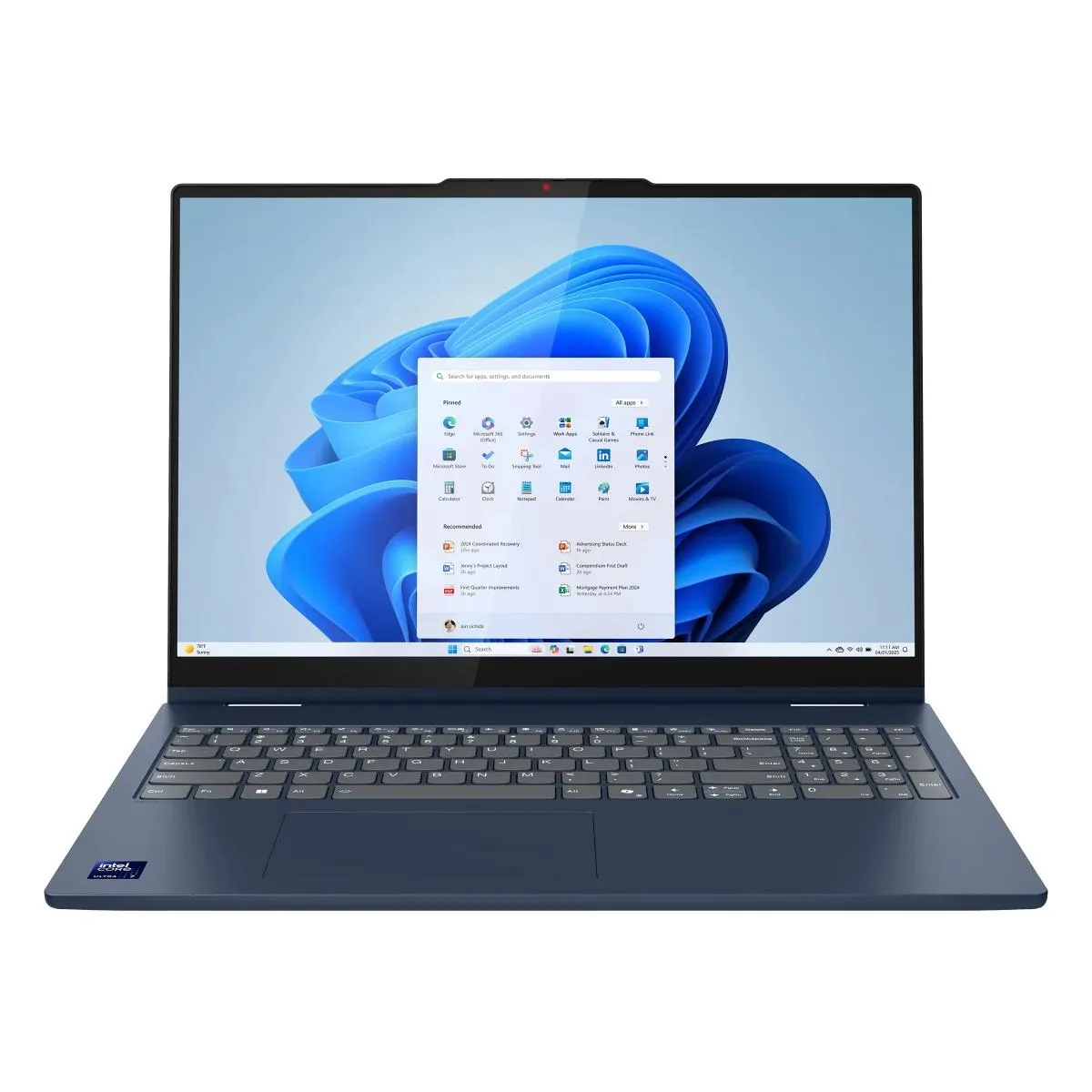 Lenovo Lenovo IdeaPad 5 2-in-1 16IRU9 16" Touchscreen Core Ultra 7 255U 32GB 1TB Pen — 제품 사진