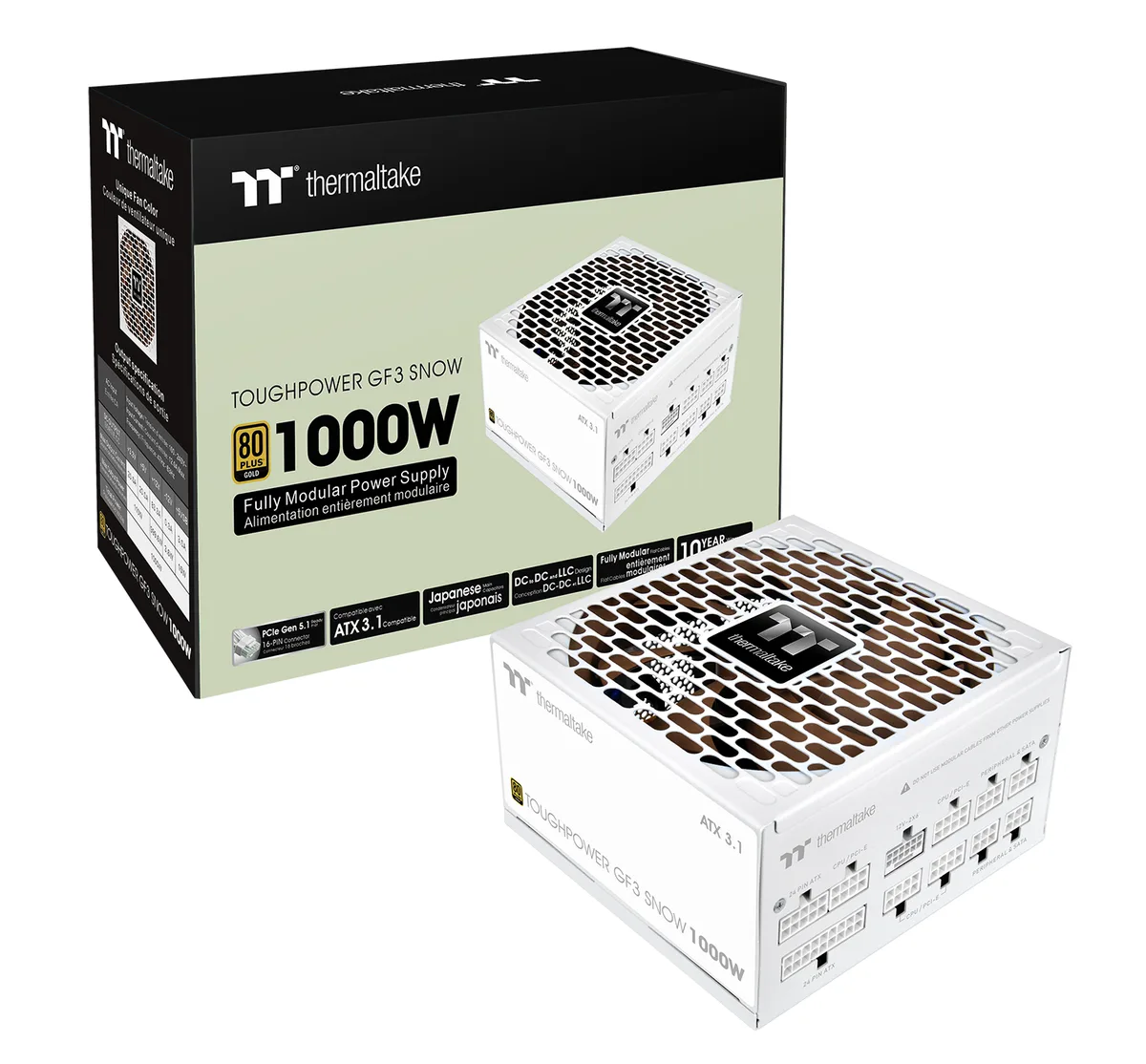 Thermaltake Thermaltake PS-TPD-1000FNFAGU-S 1000W power supply — product photo