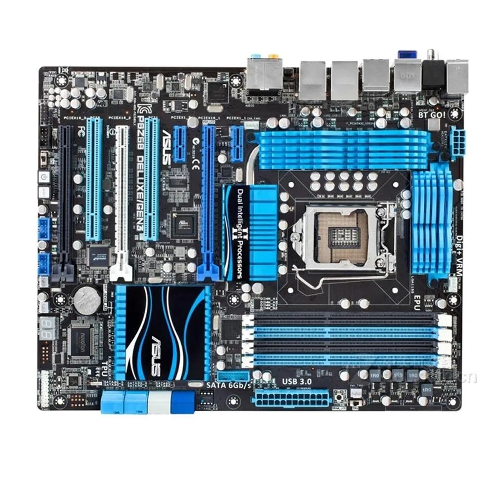 ASUS ASUS P8Z68 Deluxe/GEN3 Intel Z68 DDR3 32GB ATX motherboard — product photo