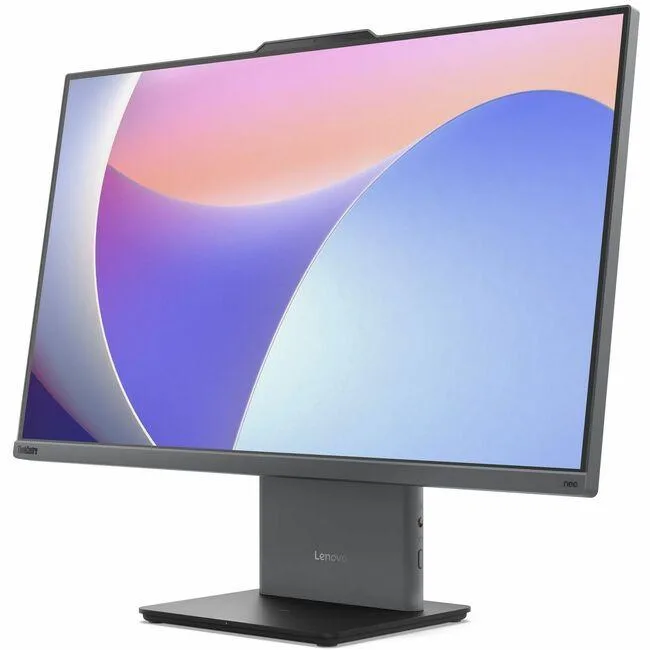 Lenovo ThinkCentre neo 50a 27 Gen 5 all-in-one desktop in Luna Gray finish