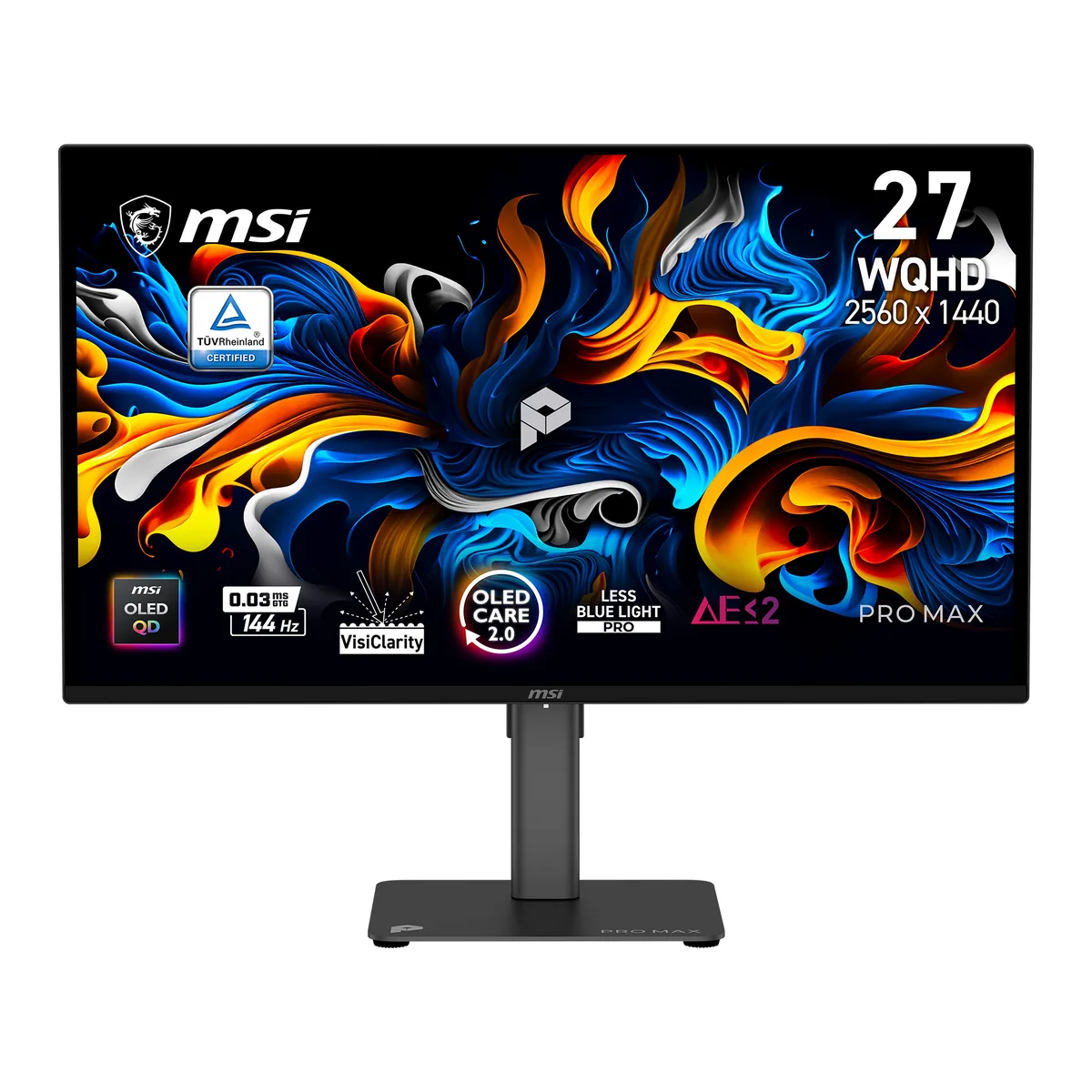 MSI MSI PRO MAX 271QPX14G 27" OLED 144Hz monitor — product photo