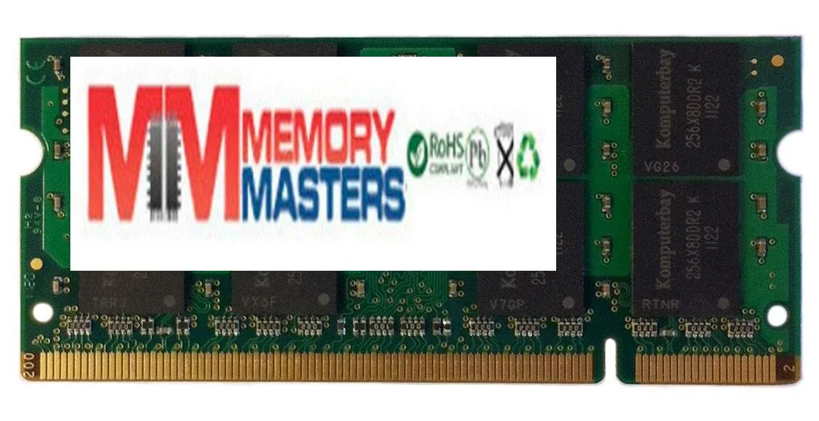 Simmtec, Inc Simmtec, Inc 4GB DDR2 SODIMM 200 pin 667MHz PC2-5400/PC2-5300 CL5 1.8V Unbuffered NON-ECC desktop RAM — photo du produit