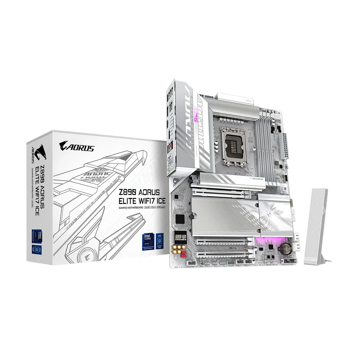 GIGABYTE GIGABYTE Z890 AORUS ELITE WIFI7 ICE Intel motherboard — product photo