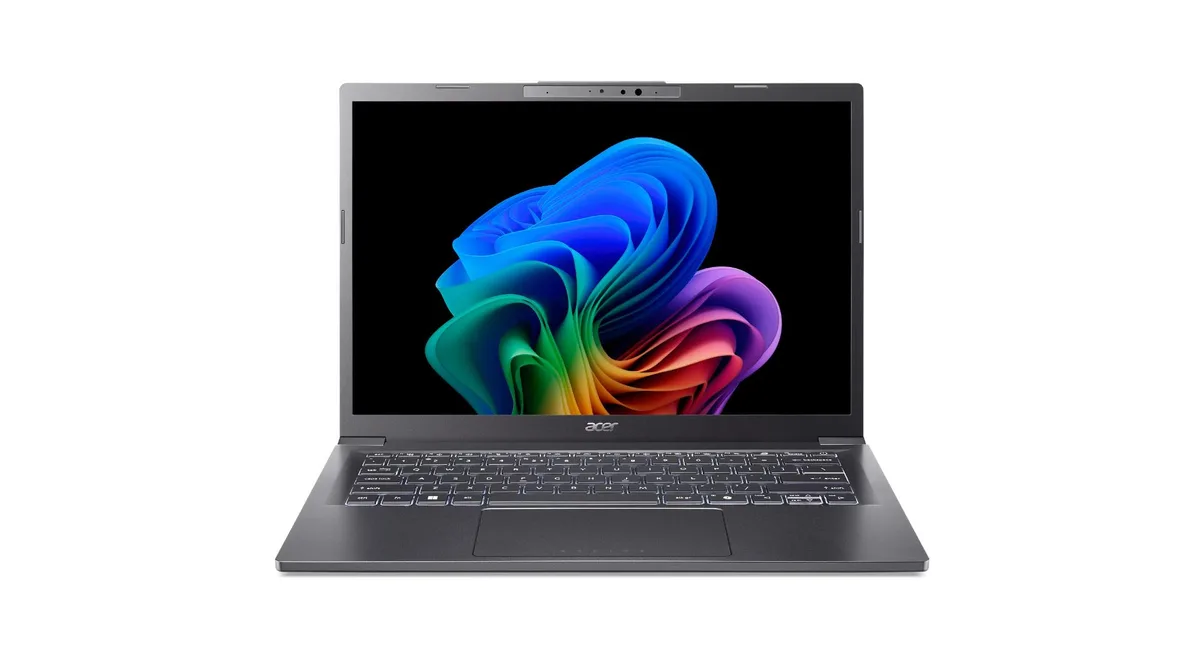 Acer America Acer Aspire 14 AI laptop Ultra 5 226V 16GB 1TB 14 WUXGA touchscreen Grey — foto del producto