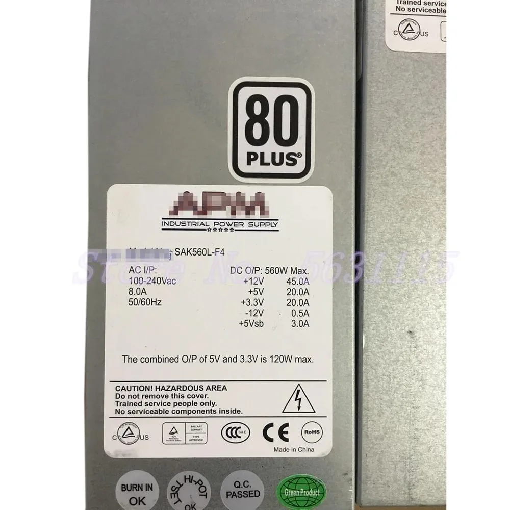 KHACHIMO KHACHIMO Power Supply for JUNIPER APM SAK560L-F4 561W — photo du produit