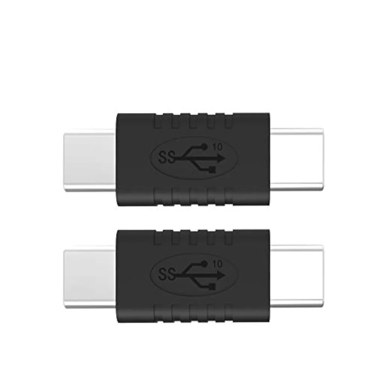 BUCIER BUCIER USB Type C Male to Male Adapter 3.1 Gen 2 10Gbps 60W 2-Pack — 商品写真
