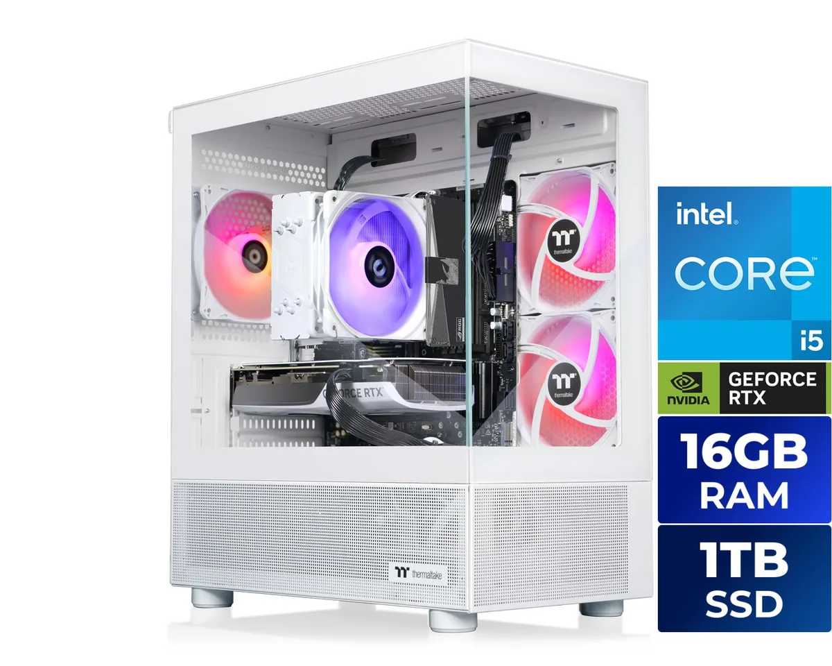 Thermaltake Thermaltake N17S-B76N-570-LCS gaming PC i5-14400F RTX 5070 16GB DDR5 1TB — product photo