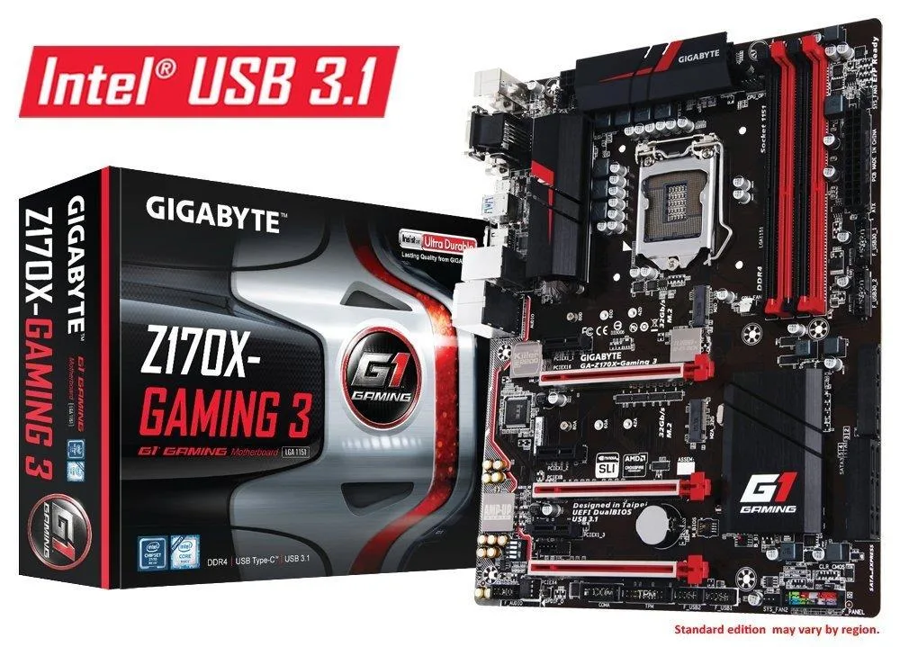 GIGABYTE GIGABYTE GA-Z170X-Gaming 3 Intel motherboard — תמונת המוצר