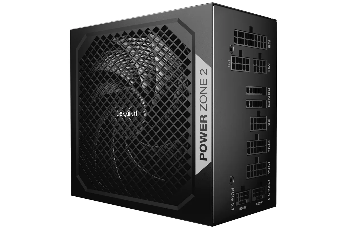 be quiet! be quiet! BP030US 1200W ATX12V 3.1 power supply — photo du produit