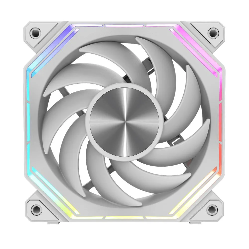 darkFlash darkFlash INF34R 120mm Reverse Blade PWM ARGB Case Fan White — product photo
