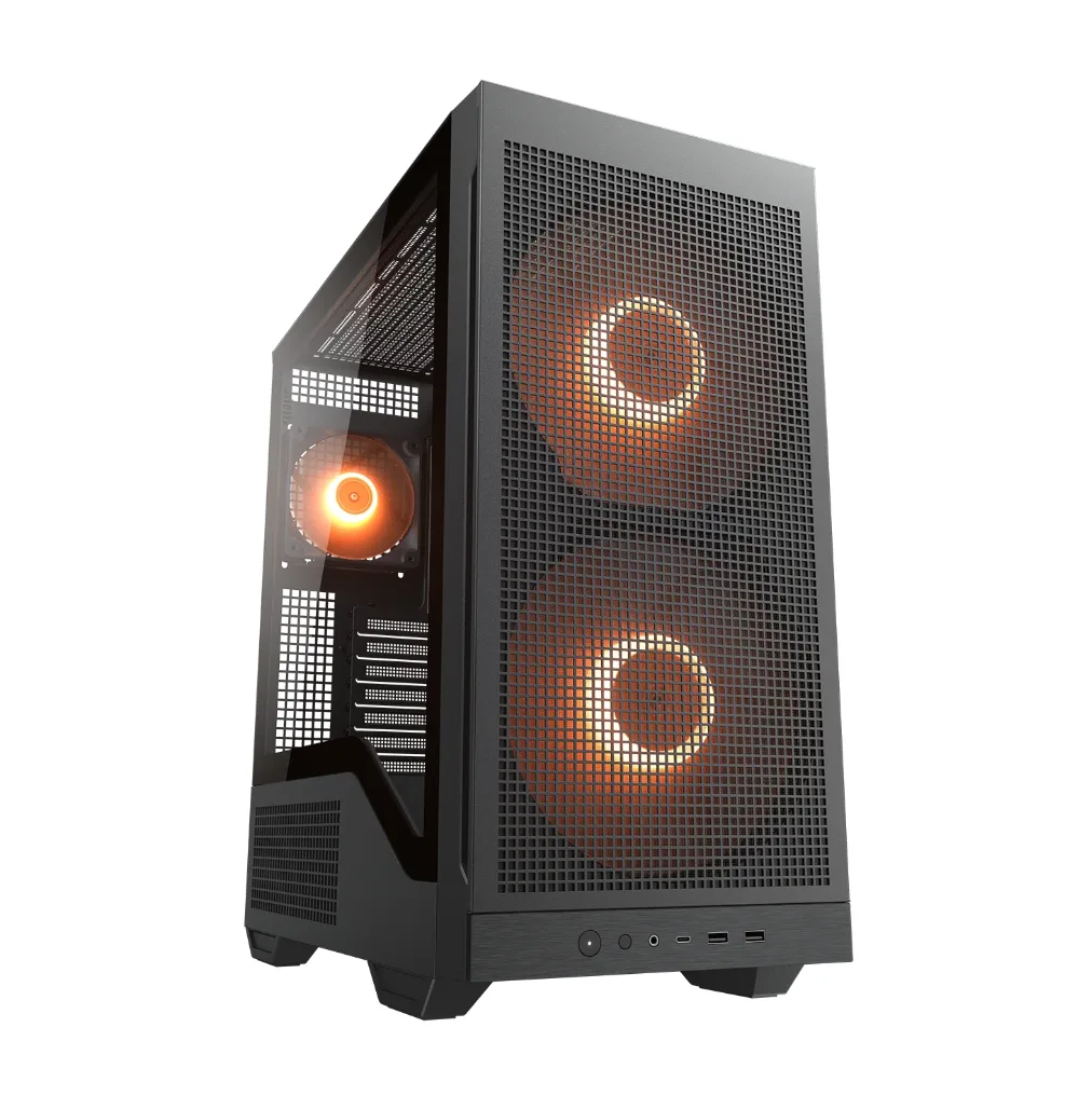 COUGAR COUGAR MX600 Max RGB PC case mid-tower black ATX 400mm GPU — photo du produit