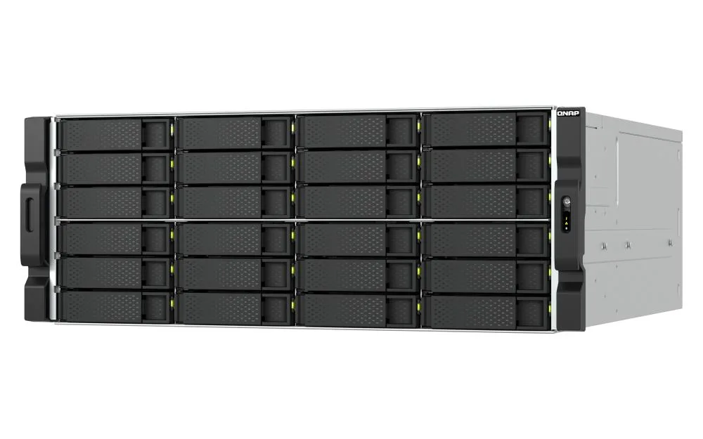 Qnap Qnap TS-H2477AXU-RP-R7-32G-US 24-Bay NAS AMD Ryzen 7000 32GB DDR5 2x550W — product photo