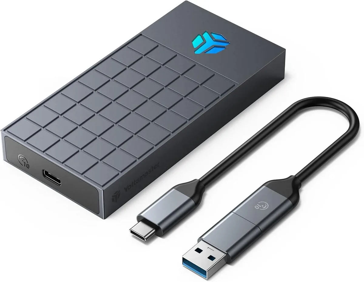Yottamaster Yottamaster RGB NVME -10GBPS M.2 NVME drive enclosure Gray — photo du produit