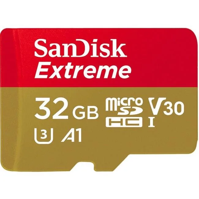 SanDisk SanDisk Extreme 32 GB microSDHC memory card 100 MB/s — صورة المنتج
