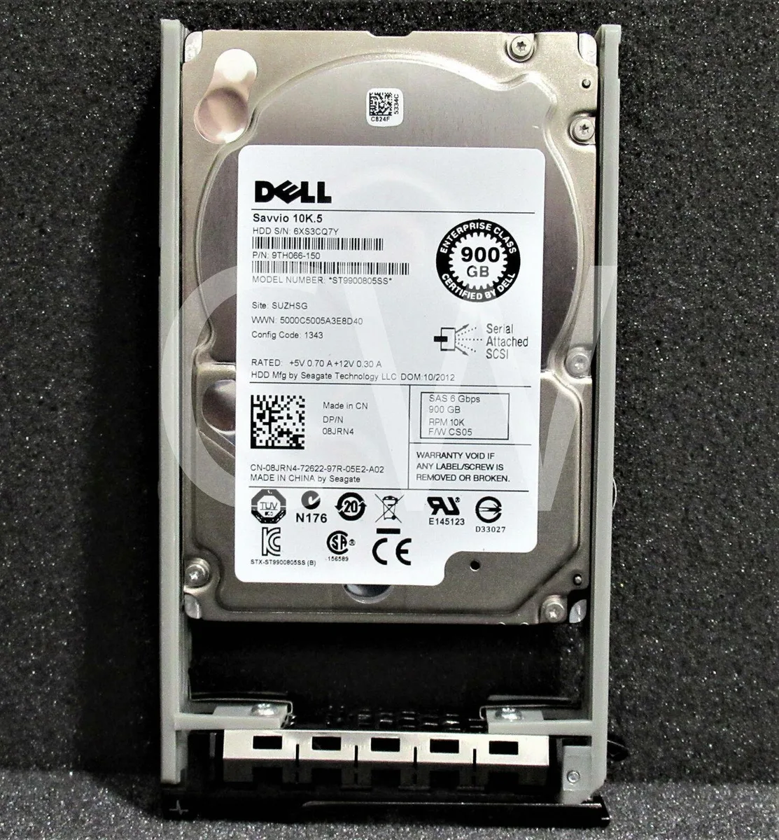 DELL DELL ST9900805SS 900GB 10000RPM 64MB 2.5" SAS internal hard drive — produktbilde