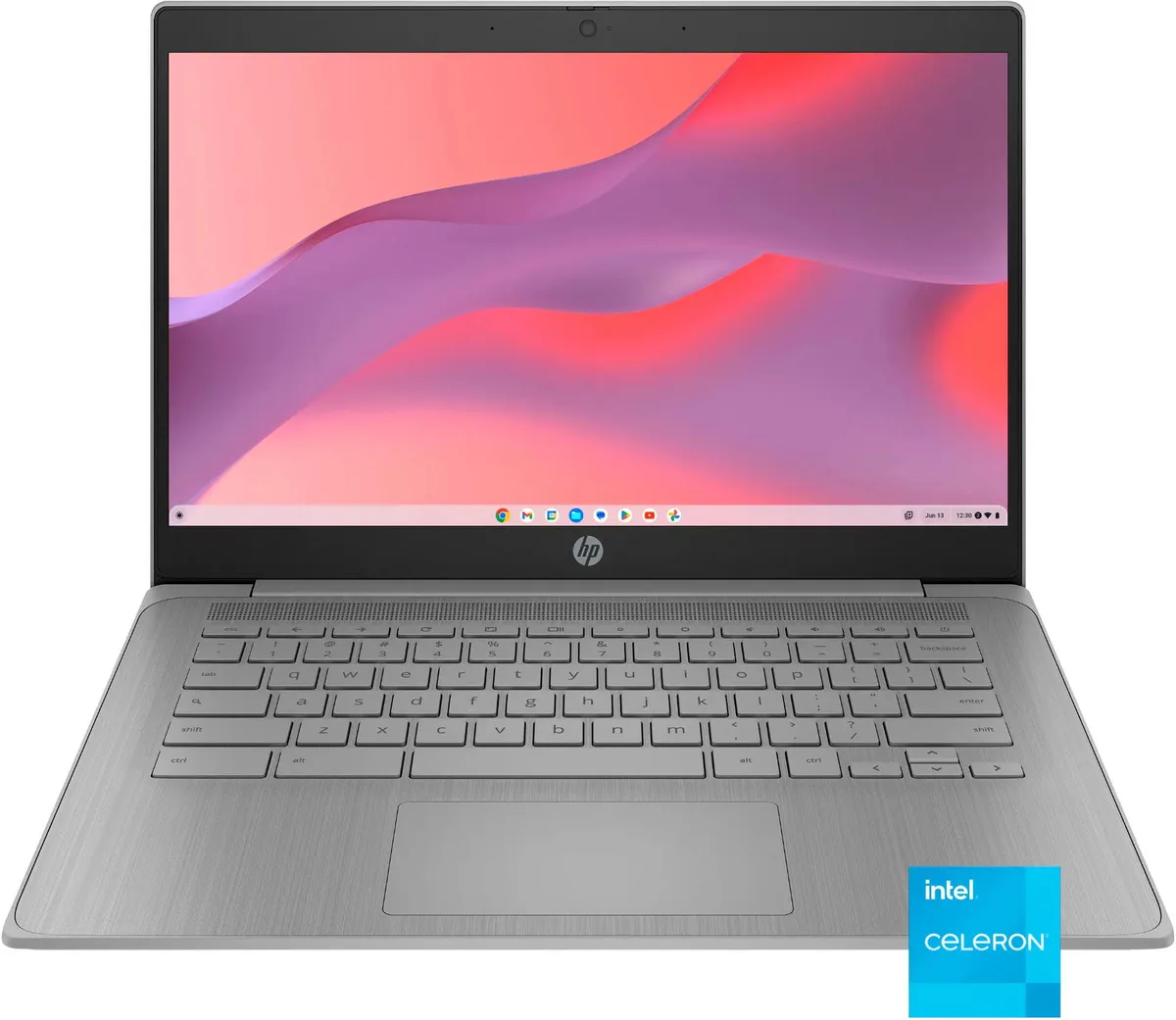 HP 14 inch Chromebook laptop in Modern Gray finish
