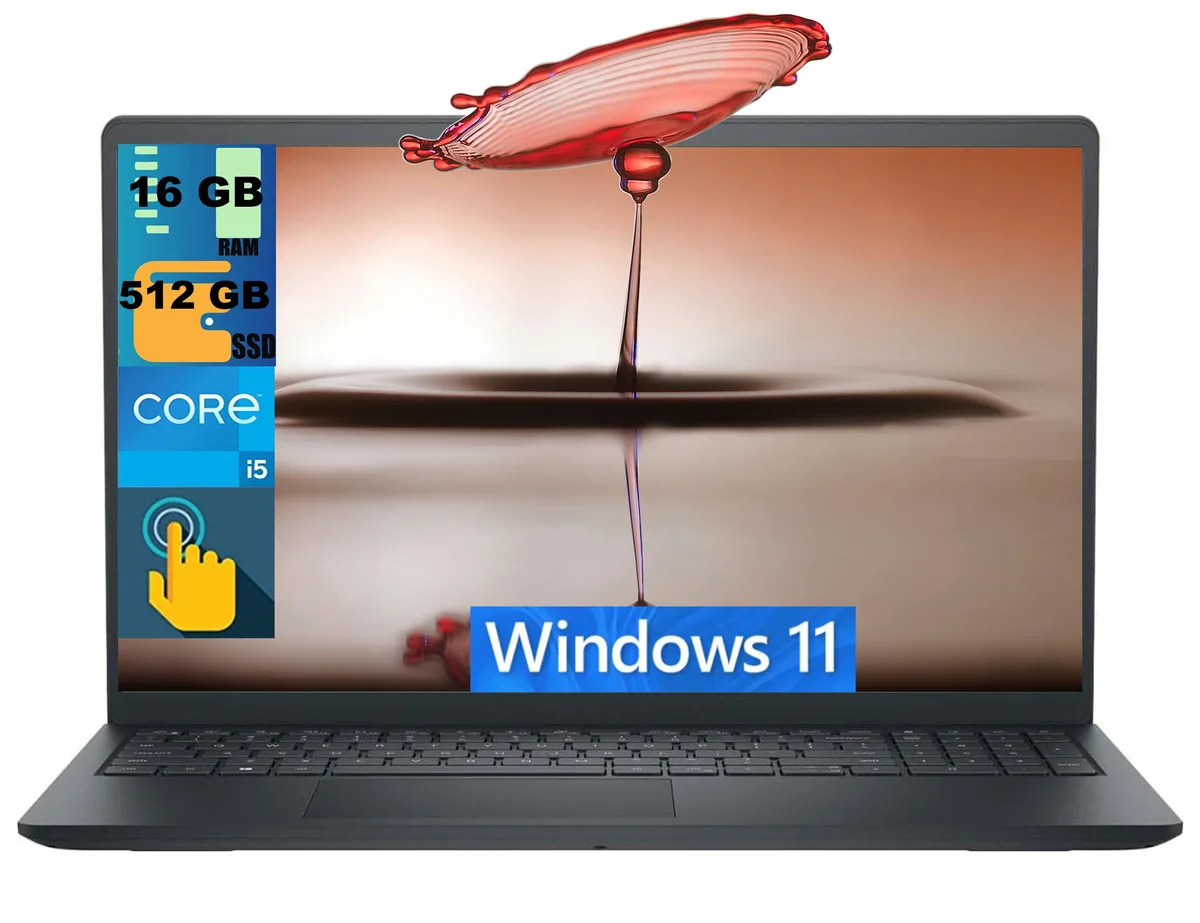 DELL DELL Inspiron 15 Business Laptop 15.6" FHD Touchscreen i5-1334U 16GB 512GB SSD — photo du produit