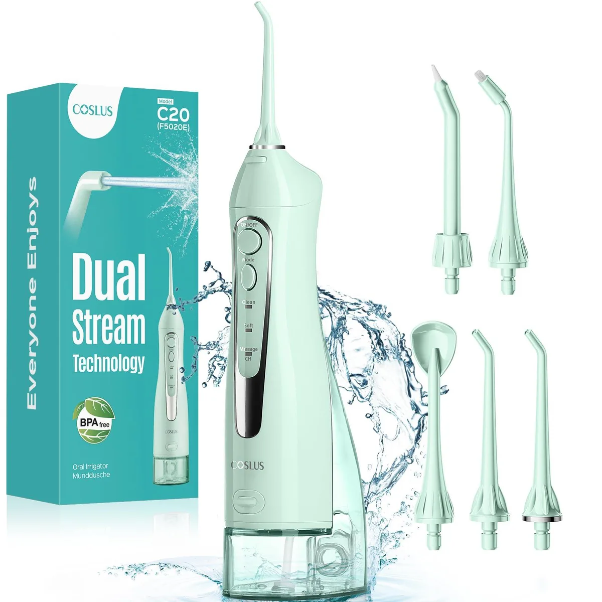 COSLUS C30 Oral Care 300ml Green — product photo
