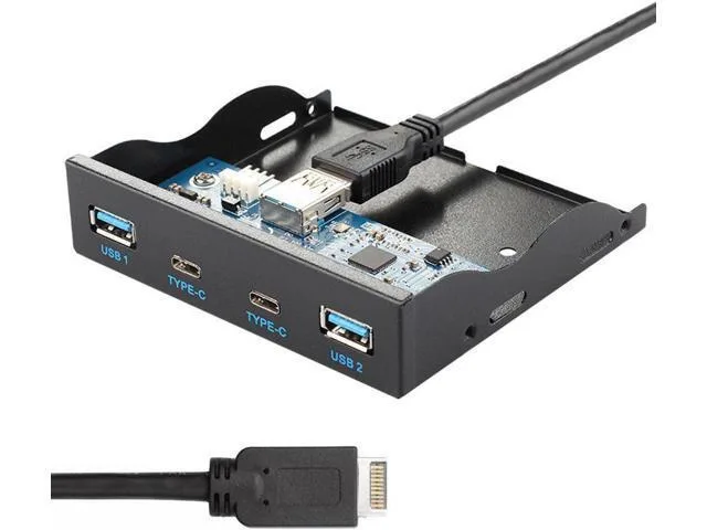 LORDWORLD LORDWORLD USB-C &amp; USB 3.0 4-Port Hub Hard Drive Adapter 3.5 — product photo
