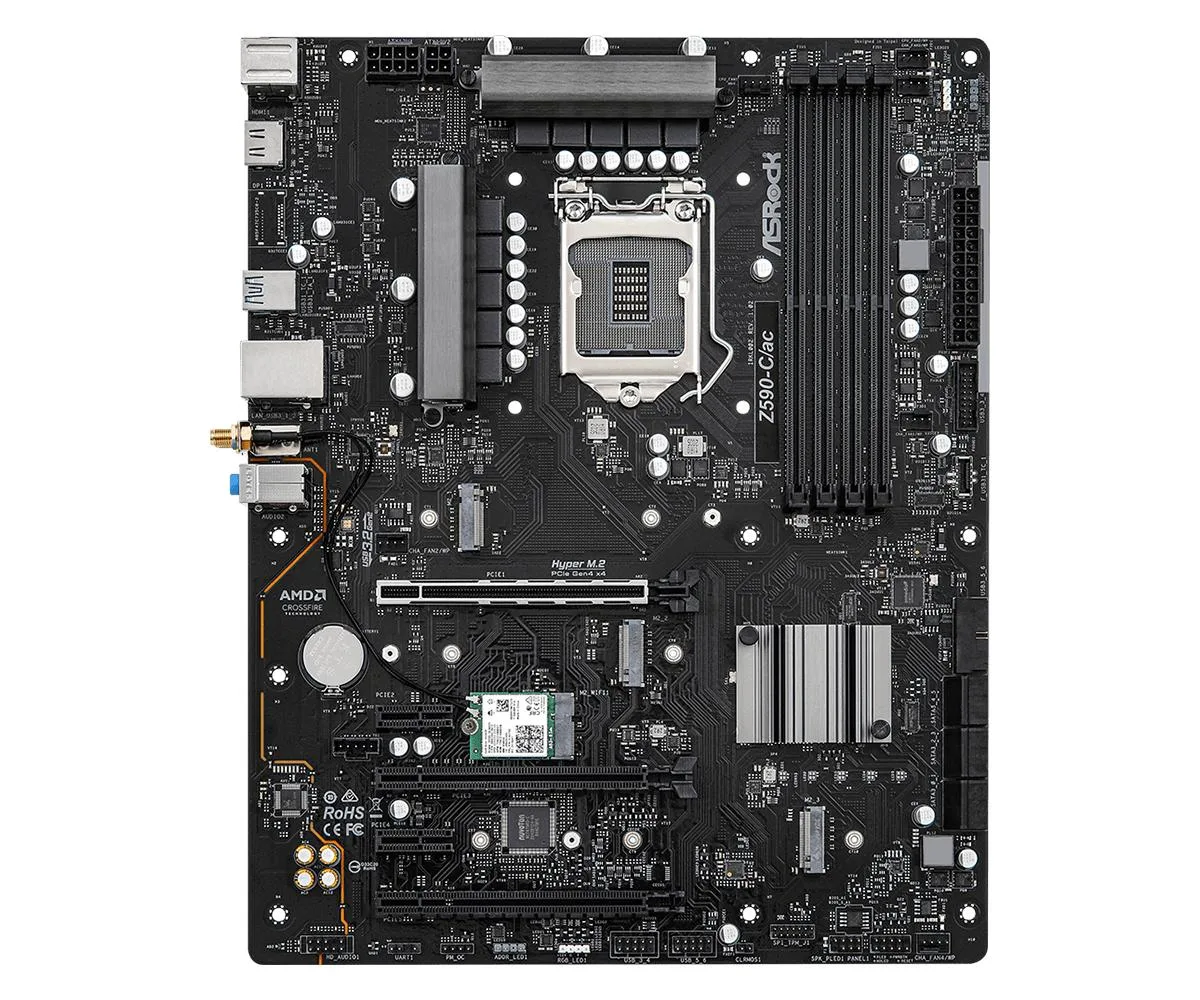 ASRock ASRock Z590-C-AC Intel LGA 1200 Z590 ATX motherboard — product photo