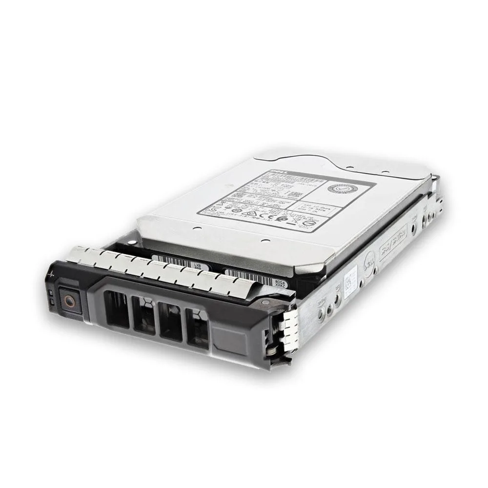 Silver 3.5 inch SATA hard drive with green circuit board visible