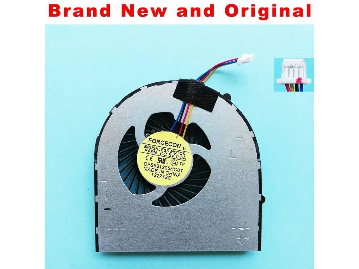 Fans Fans CPU cooler DFS531205HC0T FA9N for Lenovo B570 B575 — fotografia produktu