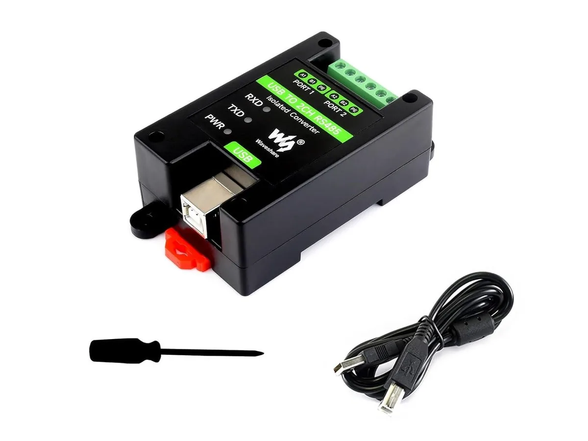 LORDWORLD LORDWORLD USB to 2CH RS485 Isolated Converter Industrial Grade Adapter FT2232HL 1.2km Development Board — 商品照片